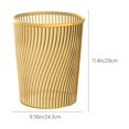 thumbnail image 3 of Savings Oefntac Trash Can Vertical Light Translucent Large Capacity Trash Can Style Trash Can 15L, 3 of 6