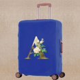 thumbnail image 2 of Luggage Cover Scratch Resistant Trolley Protective Case Apply To 18-32 Inch Golden Flower Print Suitcase Travel Accessory Covers 8Golden flower T L (26-28inch), 2 of 6