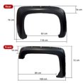 thumbnail image 3 of 2007-2013 Chevy Silverado 1500 | 2007-2014 Chevy Silverado 2500 HD 3500 HD | 6’6” Bed and 8′ Bed | Pocket Bolt-Riveted Rugged Style Fender Flares | Paintable Smooth Matte Wheel Flare Cover | 4 PCS, 3 of 12