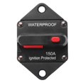 thumbnail image 1 of Circuit Breaker, Rated 32V Waterproof Manual Reset Overload Protector Switch With Switch For Car Boat Truck Bus RV ATV 150A, 1 of 8