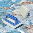 thumbnail image 2 of Handheld Cleaning Tool for Pools and – Versatile Scrub Brush and Sponge Pad for Tiles Cement Spa Kitchen and Bathroom, 2 of 5