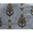 thumbnail image 4 of oneOone Georgette Viscose Fabric Leaves & Paisley Block Decor Fabric Printed BTY 42 Inch Wide, 4 of 4