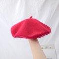 thumbnail image 1 of LinYooLi Ishihara Rimi Hat Vintage British Wool Beret Thick Japanese Painter Hat Korean Version Versatile Pumpkin Hat Girl, 1 of 9