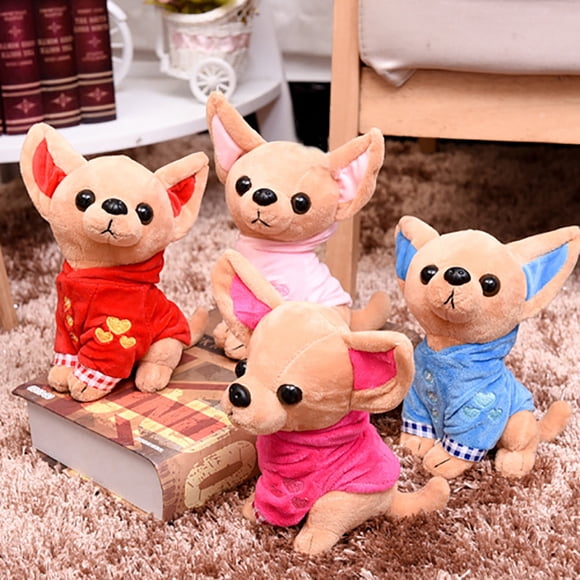 Lubelski 17cm Cute Mini Chihuahua Dog Plush Toy Soft Stuffed Animal Doll Birthday Gift