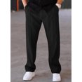 thumbnail image 4 of FOCUSNORM Men's Tapered Joggers Lightweight Drawstring Elastic Waist Solid Color Athletic Workout Pants Trousers, 4 of 9