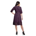 thumbnail image 3 of Moomaya Robe Midi Décontractée Unie pour Femmes à Manches Courtes Tenue d'Été Vêtements, 3 of 6