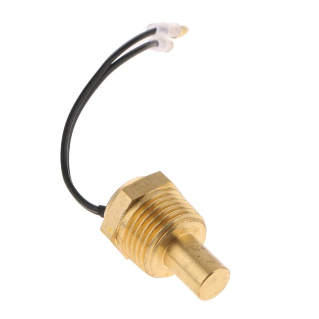 Miulika Auto Car Water Temp Gauge Temperature Meter 21mm Head Plug Sensor 1/2 Thread
