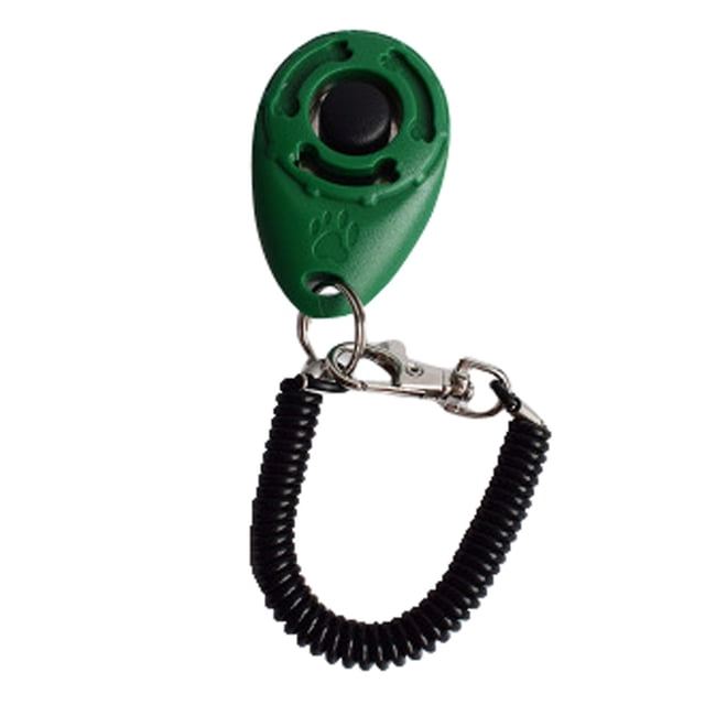WIFKLSIIPG 1 Piece New Dog Pet Click Clicker Training Trainer Aid Wrist Strap