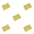 thumbnail image 1 of Dalazy Practical Office Supplies Stylish Zippered Document Pouch Storing Files Yellow 5Set, 1 of 6