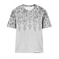 thumbnail image 4 of Soki T-shirt Graphique Imprimé à Manches Courtes à Col Rond pour Femmes, 4 of 4