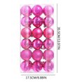 thumbnail image 3 of DPTALR 36PCS Christmas Xmas Tree Bauble Hanging Home Party Ornament Decor 6CM, 3 of 5