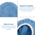 thumbnail image 2 of 10 Pieces 5-6/9-10 Inch Microfiber Car Polishing Pad Elastic Adjustable Hood Anti-Slip  Buffer Stretch Wax Cover Kit For Track, 2 of 7