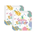 thumbnail image 3 of Cheapark Easter Paper Towel Heavy Duty Easter Dinnerware Sets With Easter Eggs Bunny For Spring Holiday Easter Party Supplies Disposable Paper Towel 20Pcs, 3 of 6