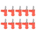 thumbnail image 4 of Banana Connector, Brass Material Banana Plug 4mm/0.2in Diameter Simple Installation  For Security Accessories Red, 4 of 8