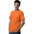 thumbnail image 1 of Hanes TAGLESS Men`s Pocket T-Shirt, 2XL, Safety Orange, 1 of 1