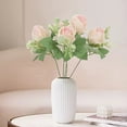 thumbnail image 1 of Vaidha Simulated Bouquet Of Home Decoration Flowers Simulated Rose Bouquet Of Small Handlebars Of Roses, 1 of 6