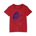 thumbnail image 2 of MKOSPLRT T-Shirts du 4 Juillet pour Enfant 3-10 Ans Manches Courtes Col Rond T-Shirts Drapeau des États-Unis T-Shirts Amusants Étoiles et Rayures T-Shirts Graphiques pour Fille Garçon, 2 of 9