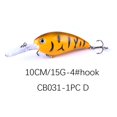 thumbnail image 2 of VONKY 3D Eyes Plastic Perch Lures Hooks Simulation Fish Bait Deep Sea Bass Fishing Tackle Aritificial Lures, 2 of 7