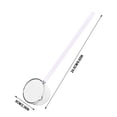 thumbnail image 3 of JZCHUNTOY High Borosilicate Glass Soup Spoon, High Temperature Resistant Hot Oil Ladle, Open Flame Heating Safe, Durable Food Grade Spoon for Kitchen, Cooking, Frying, Stirring Use, 3 of 5
