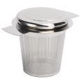thumbnail image 2 of Tea Filter, Large Capacity Tea Strainers Loose Leaf Tea Infuser Stainless Steel Tea Infuser Mesh Strainer With Lid For Teahouse For Home For Coffee Shop Stainless Steel, 2 of 8