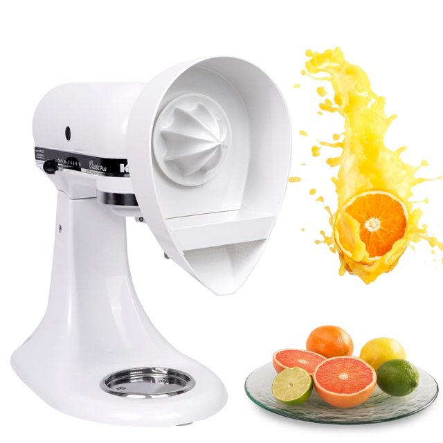 Oleegame 1PC Juicer Attachment For Stand Mixer Juicer Attachment For Mixer Attachments White