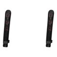 thumbnail image 3 of Baohd PU Golf Alignment Stick Cover Case Premium Holder Embroidered Waterproof Black Red 33 x 5.5cm 2Set, 3 of 6