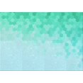 thumbnail image 1 of Ahgly Company Machine Washable Indoor Rectangle Transitional Blue Diamond Blue Area Rugs, 7' x 10', 1 of 7