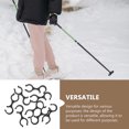thumbnail image 4 of Miangastore 20Pcs Walking Stick Clips Plastic Cane Clips Portable Trekking Pole Clip Plastic Pole Buckles, 4 of 7
