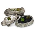 thumbnail image 2 of Abbott Collections AB-27-JURASSIC-127 11 in. Slim Log Planter, Grey - Small, 2 of 4