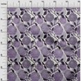 thumbnail image 3 of oneOone Rayon Purple Fabric Floral Retro Sewing Craft Projects Fabric Prints By Yard 56 Inch Wide, 3 of 5