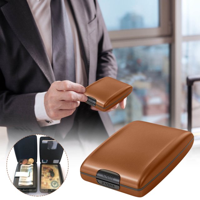 Edgergery Credit Card Aluminium Case I Card I Card RFID NFC Protection I Card Made Of Aluminium I Card Storage