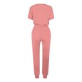 thumbnail image 5 of Timegard 2 Piece Sets for Women Summer Short Sleeve Tops and Drawstring Pants with Pockets Comfy Casual Sets, 5 of 5
