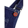 thumbnail image 4 of KIDSCOOL SPACE Boy Overalls,Big Pocket Ripped Adjustable Casual Denim Workwear,Blue,7-8 Years, 4 of 7