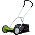 thumbnail image 1 of Greenworks 16" Cordless Reel Mower, 1 of 7