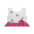 thumbnail image 2 of Robe Fille Rose à Pois Fleur Brodée Robe d'Été Vêtements Enfants 3 Ans, 2 of 5