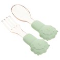 thumbnail image 3 of 1 Set Toddler Silverware Baby Fork Toddler Fork Lion Design Baby Fork Baby Eating Spoon Replacing Toddler Spoon Fork Training Spoon, 3 of 8