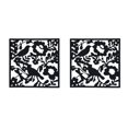 thumbnail image 3 of ZheElen 4piece Lightweight Hanging Divider Screens For Versatile Space Foldable Black Bird Chart 2Set, 3 of 6