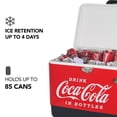 thumbnail image 3 of Coca-Cola 85 Can Stainless Steel Ice Chest with Bottle Opener (54 Quarts/51 Liters), Heavy-Duty Cooler for Parties & Events, 3 of 8