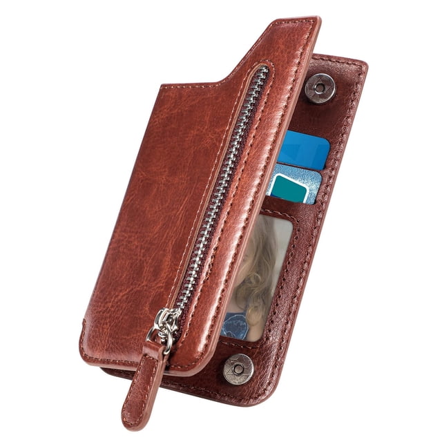 Birdeem Phone Wallet Stick On,Phone Case Wallet,Multifunctional Adhesive Phone Wallet Card,Mobile Phone Card Case, Card Cover, Multiple Card, Zipper, Hand Back Sticker Card Case,Phone Case Wallet