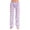 Purple, variant on Lenpel Women's Plus Size Pajama Pants Plaid Drawstring Elastic High Waisted Wide Leg Lounge Pants Casual Pj Bottoms(Black,4X-Large)