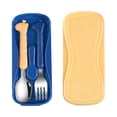 thumbnail image 1 of Toddler Utensils Kids Spoon and Fork Set，Cute Giraffe Child Flatware, 1 of 5