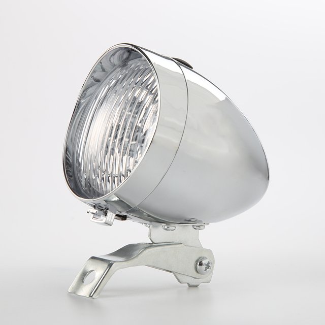 Trayknick Lampe avant Vélo 3 LED 2 Modes Lampe de Poche Vintage