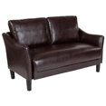 thumbnail image 1 of Asti Upholstered Loveseat in Dark Gray Fabric, 1 of 5