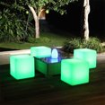 thumbnail image 2 of Modern Home Tabouret Cube Lumineux à DEL avec Télécommande Infrarouge - 16 Pouces, 2 of 2