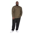 thumbnail image 2 of George Big Men's Long-Sleeve Henley T-Shirt, 2 of 6