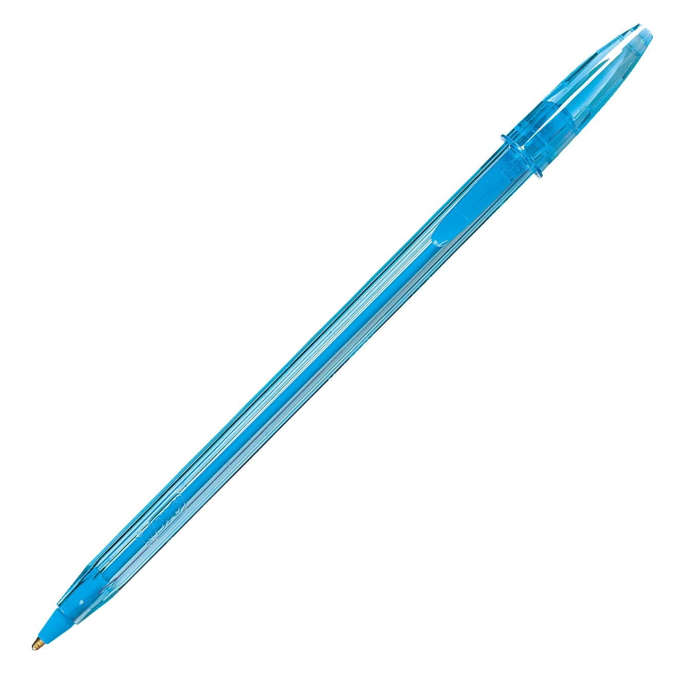 Stylo-bille BIC Cristal Tendance, pointe moyenne (1,2 mm), avec bille en carbure de tungstène pour un débit homogène, couleurs assorties, paquet de 14
