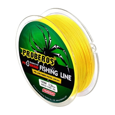 100M Heavy-Duty Braided PE Fishing Line (3.0#-8.0#) - Low-Stretch Green Label Thread for Saltwater Game Fishing