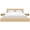 Natural Blonde Oak, variant on Nexera Kanso 4-Piece Queen Size Low Platform Bedroom Set, Natural Blonde Oak