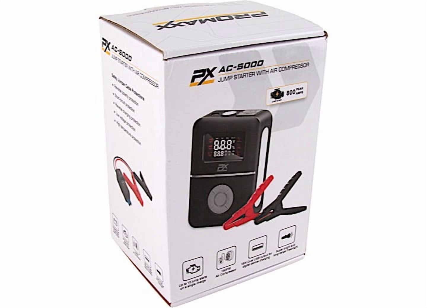 Survolteur de Moteur à Essence MAX 4,5 L avec Compresseur d'Air PSI MAX 150 Intégré Noir