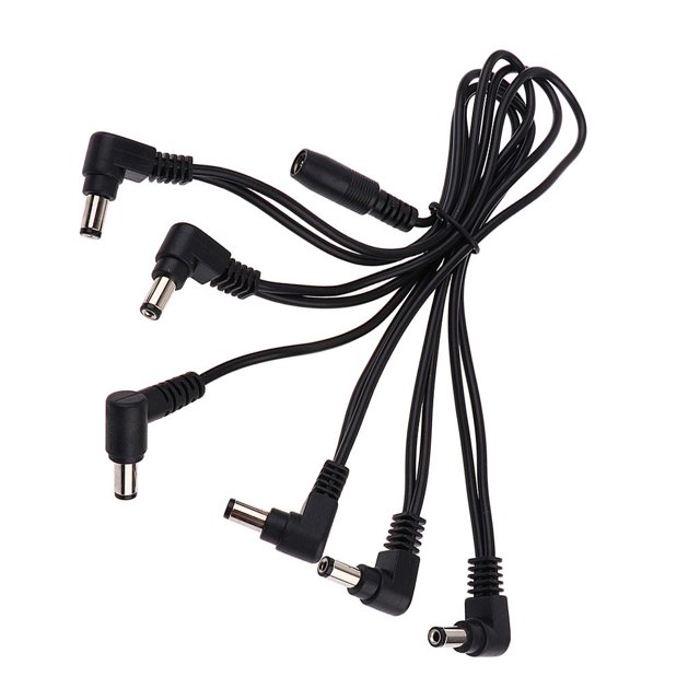 Guitar Effect Pedals Power Supply Splitter Adapter Cable Musical Parts